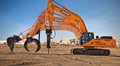 Dozens of Doosan attachments